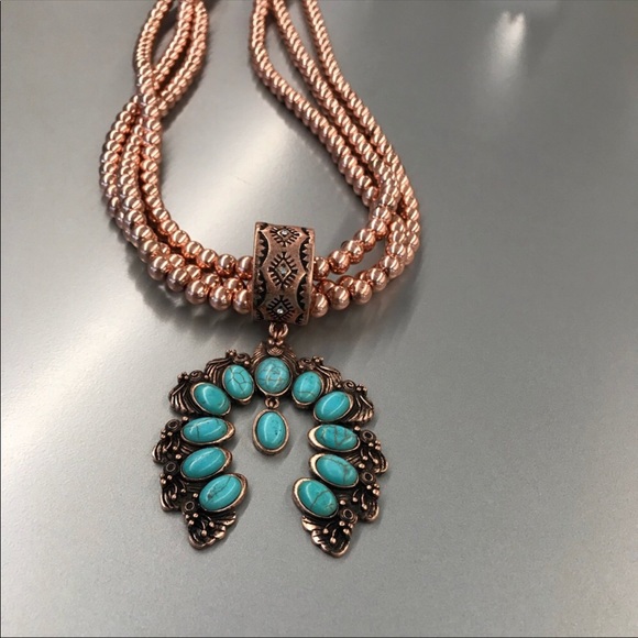 Squash Blossom Pendant Necklace - Picture 3 of 3